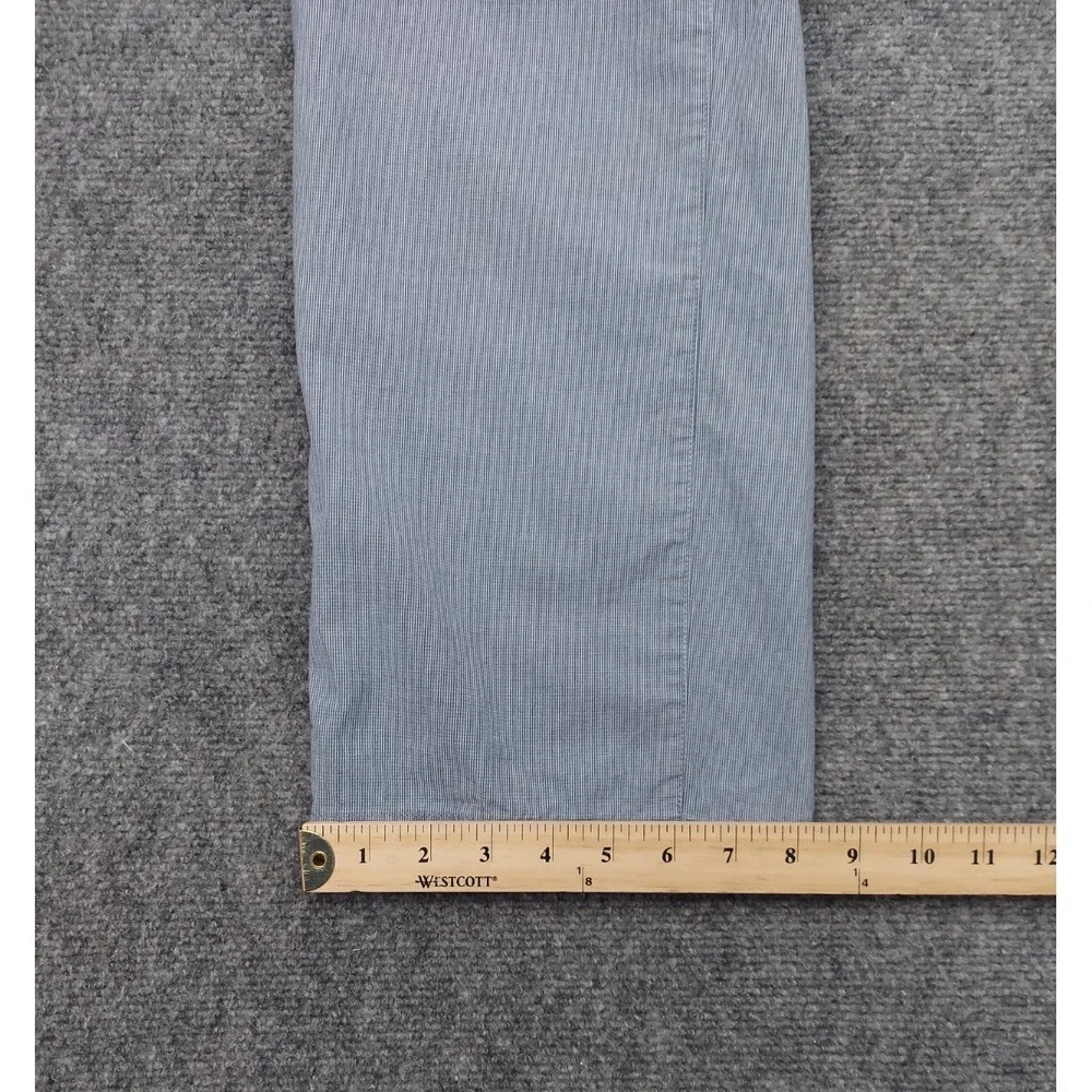 Banana Republic Kentfield Pants Mens 36x30 Blue Cotton‎ Chino Flat Front Preppy